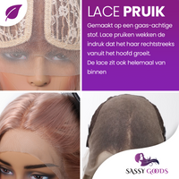 Luxe Platinum Blonde Front Lace Wig Steil