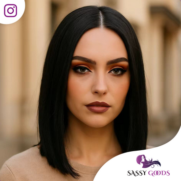 Luxe Human Hair Bob Steil V-Part Wig