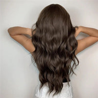 Pruik Bruin met Pony Pruik Sassy Goods 