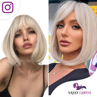 Ombre As Blonde Pruik Kort Pruik Sassy Goods 