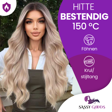 As Blonde Lace Front Wig 66 cm