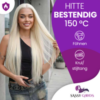Luxe Ultra Lange Blonde Pruik Front Lace Wig