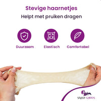 Pruiken Haarnetjes 2 Stuks Blond Haarnetje Sassy Goods 