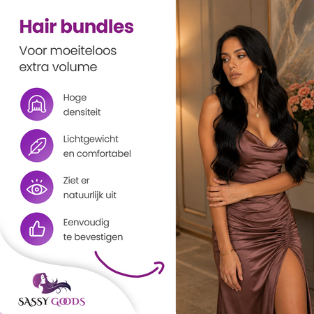 Premium Extensions Zwart - 65 cm