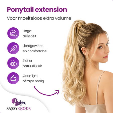 Clip In Extensions Blond - 50 cm