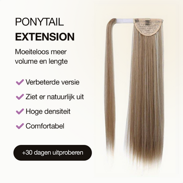 Wrap Around Ponytail Haar Extensions Paardenstaart Extension - As Blond - Steil - 60 cm