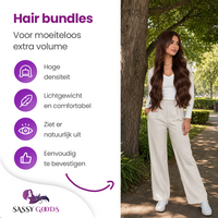 Premium Hair Extensions Donkerbruin - 65 cm