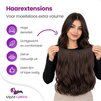 Premium Extensions Donkerbruin - 60 cm
