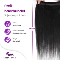 Extension Weave Steil Haar 100% Human Hair - 20 inch