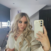 Luxe  Pruik Lace Front Wig Blond
