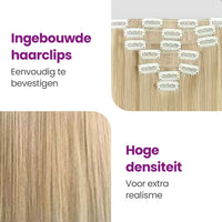 Clip In Extensions Blond 7 Stuks Haarextensies Sassy Goods 