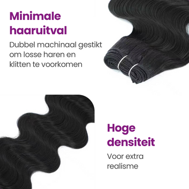 Premium Extensions Zwart - 65 cm