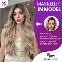 As Blonde Lace Front Wig 66 cm