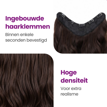 Premium Extensions Donkerbruin - 60 cm