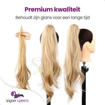 Ponytail Extension Blond extensions Sassy Goods 