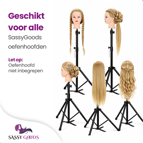 Oefenhoofd Standaard Verstelbaar met Tas – Professioneel Statief