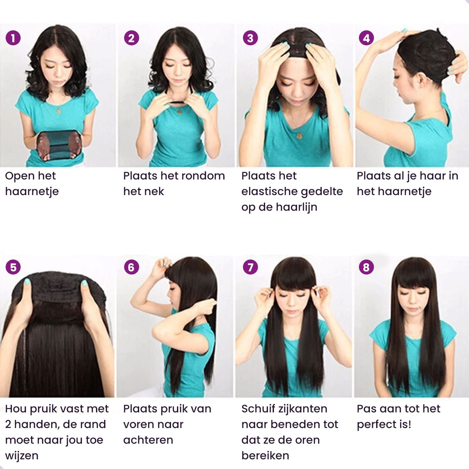 Pruiken Haarnetjes 2 Stuks Blond Haarnetje Sassy Goods 
