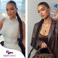 Vlecht Hair Extensions Zwart Haarextensies Sassy Goods 