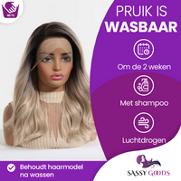 Luxe Blonde Front Lace Wig -  55 cm