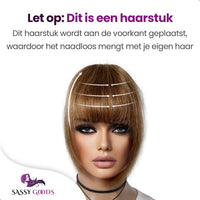 Clip in Pony Echt Haar Goud Blond Haarextensies Sassy Goods 