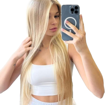 Clip In Extensions 7 Stuks - Blond Steil - 60 cm