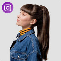 Ponytail Extensions Bruin Steil - Paardenstaart 70 cm Haarextensies Sassy Goods 