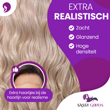 As Blonde Lace Front Wig 66 cm