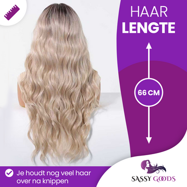 As Blonde Lace Front Wig 66 cm