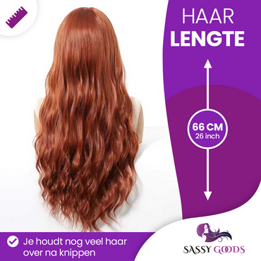 Koperen Lace Wig - 66 cm