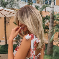 Blonde Pruik met Lagen Pruik Sassy Goods 