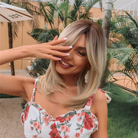 Blonde Pruik met Lagen Pruik Sassy Goods 
