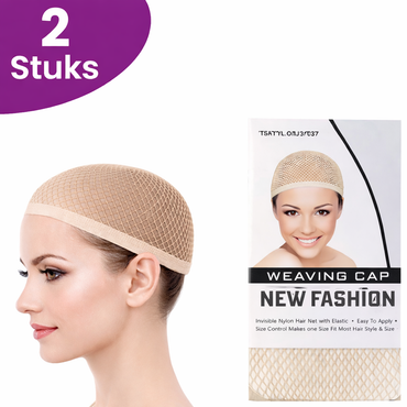 Pruiken Haarnetjes 2 Stuks Beige