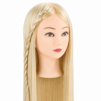 Blond Kappershoofd voor stylisten - 70 cm