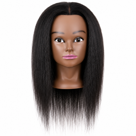 Afro Kappershoofd 100% Echt Haar