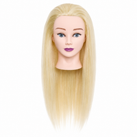 Blond Ombre Kappershoofd met 50% Echt Haar