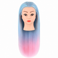 Oefenhoofd Kappershoofd Roze Blauw - 70 cm