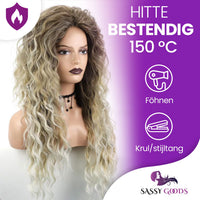 Luxe Blonde Krullen Pruik - 65 cm Pruik Sassy Goods 