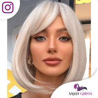 Ombre As Blonde Pruik Kort - 30 cm