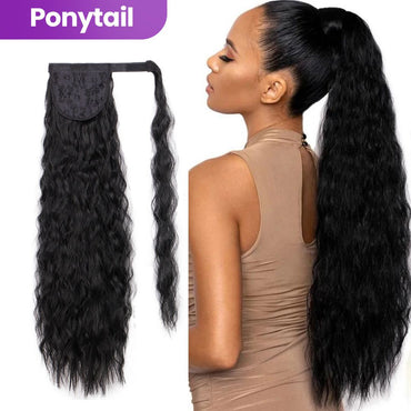 Ponytail Extensions Zwart extensions Sassy Goods 