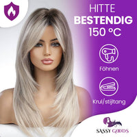 Platinum Blonde Pruik Lang Pruik Sassy Goods 