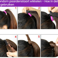 Ponytail Extension Zwart Haarextensies Sassy Goods 