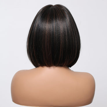 Pre order Luxury Black Wig Front Lace Wig - Straight - 60-65 cm