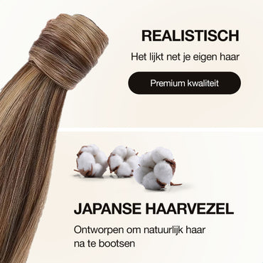 Wrap Around Ponytail Hair Extensions Paardenstaart As Bruin