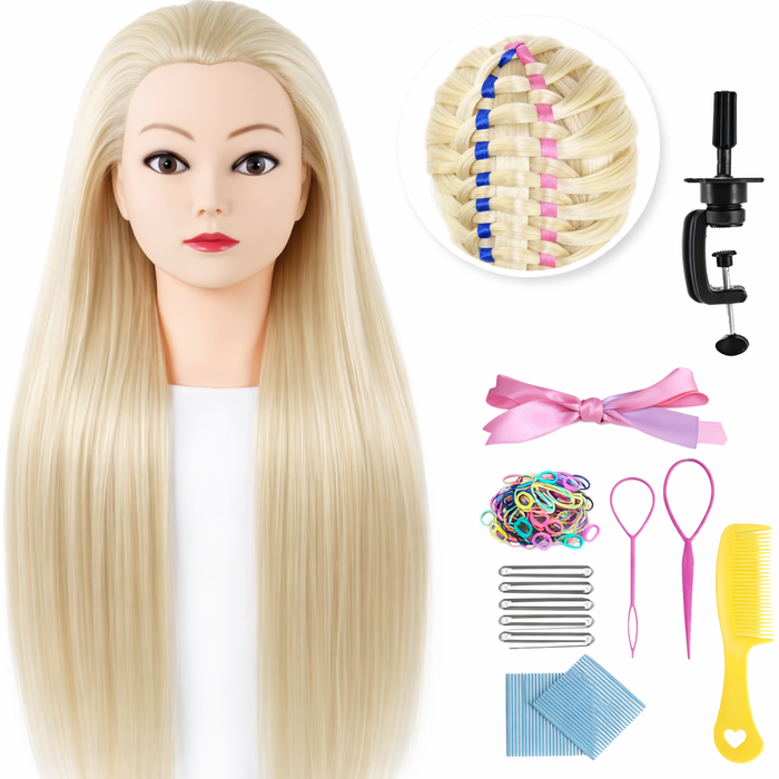 Blond Kappershoofd Incl. Styling Accessoires  - 70 cm