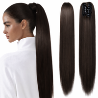 Clip In Extension Steil Donkerbruin