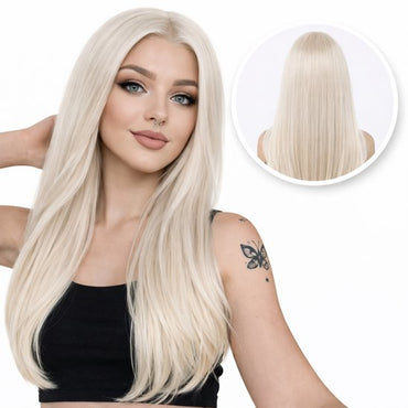 Luxe Pruik Lace Front Wig Platinum Blond