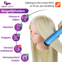 Kapperspop Blond 80% Echt Haar