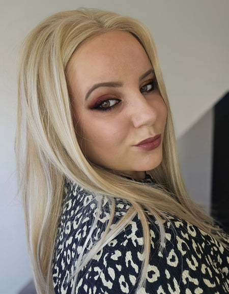 Luxe Pruik Lace Front Wig Platinum Blond