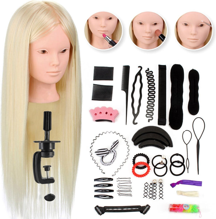 Kappershoofd Blond 80% Echt Haar