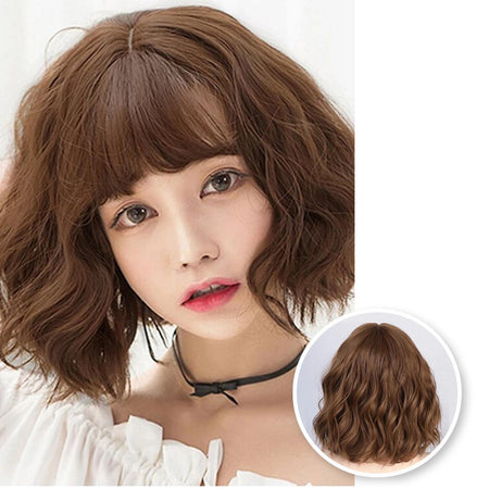 PRE ORDER Wig Brown - Wigs Ladies Short Hair - 30 cm